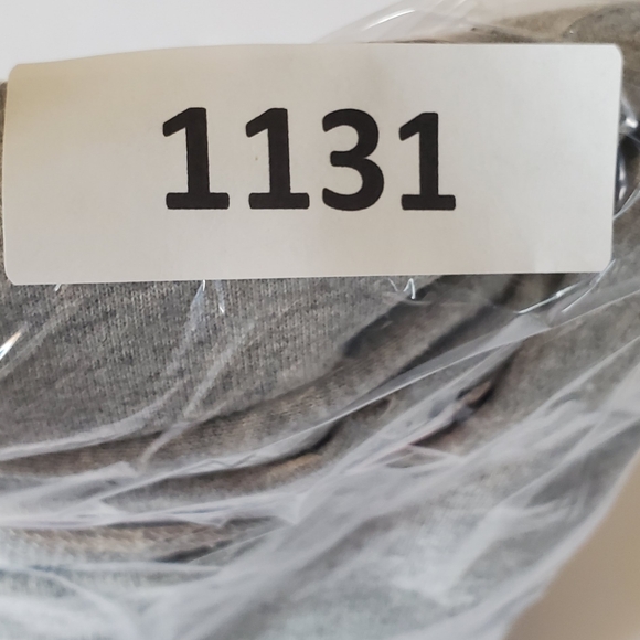 Hilfiger Jeans Sweatshirt L Gray Full Logo Embroidered Spell Out Retro 80s 90s - Picture 9 of 9